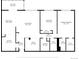 Two-bedroom condo floor plan with spacious living room and kitchen at 3465 S Poplar St # 308, Denver, CO 80224