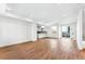 Spacious living area with hardwood floors and access to balcony at 1420 Pierce St, Lakewood, CO 80214