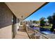 Private balcony overlooking tree-lined streets and residential neighborhood at 799 Dahlia St # 501, Denver, CO 80220