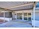 Modern apartment building entrance with covered walkway at 799 Dahlia St # 501, Denver, CO 80220