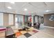 Elegant building lobby with seating and modern decor at 799 Dahlia St # 501, Denver, CO 80220