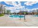 Community pool with a circular kiddie pool and water features at 16642 Autumn Rock Cv, Parker, CO 80134