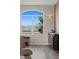Large window with picturesque views, and a custom wood wall at 6001 S County Road 161, Strasburg, CO 80136
