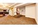 Finished basement with a large rec room and wet bar at 6751 S County Road 129, Bennett, CO 80102