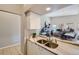Clean kitchen with granite countertops and a view to the living room at 4274 S Salida Way # 11, Aurora, CO 80013