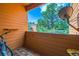 Private balcony with treetop views and bike storage at 4274 S Salida Way # 11, Aurora, CO 80013