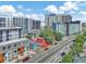 Aerial view of property and surrounding buildings at 3735 N Marion St, Denver, CO 80205