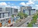 Aerial view of property and surrounding buildings at 3735 N Marion St, Denver, CO 80205