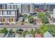 Aerial view of property and surrounding buildings at 3735 N Marion St, Denver, CO 80205