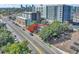 Aerial view of property and surrounding buildings at 3735 N Marion St, Denver, CO 80205