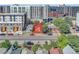 Aerial view of property and surrounding buildings at 3735 N Marion St, Denver, CO 80205