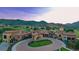 Elegant clubhouse with mountain views and a golf course at 7912 Galileo Way, Littleton, CO 80125