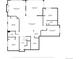 Lower level floor plan with recreation room and covered patio at 7912 Galileo Way, Littleton, CO 80125
