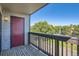 Private balcony with access from living area at 10785 W 63Rd Pl # 307, Arvada, CO 80004