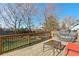 Back deck with a grill and backyard view at 11615 Masonville Dr, Parker, CO 80134