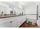 Double vanity bathroom with a soaking tub at 1710 Sunlight Dr, Longmont, CO 80504