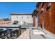 Outdoor kitchen area with grill, sink, and ample counter space at 1792 Wynkoop St # 505, Denver, CO 80202