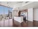 Modern kitchen with stainless steel appliances and city views at 891 14Th St # 3108, Denver, CO 80202