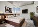 Spacious bedroom with large windows and city views at 891 14Th St # 3108, Denver, CO 80202