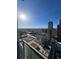Breathtaking city views from a condo balcony at 891 14Th St # 3108, Denver, CO 80202