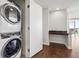 In-unit laundry with stackable washer and dryer at 891 14Th St # 3108, Denver, CO 80202