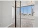 Modern bedroom with city views and mirrored closet at 891 14Th St # 3108, Denver, CO 80202
