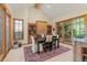 Charming breakfast nook with built-in cabinetry at 12963 Silver Elk Ln, Littleton, CO 80127