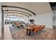 Spacious community room with comfortable seating and large windows at 1700 Bassett St # 1901, Denver, CO 80202
