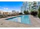 Large rooftop pool with plenty of lounge chairs at 1700 Bassett St # 1901, Denver, CO 80202