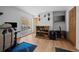 Home office with wet bar and sliding glass door to patio at 2362 S Troy St, Aurora, CO 80014