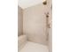 Walk-in shower with patterned tile and rainfall showerhead at 16113 W 14Th Ave, Golden, CO 80401