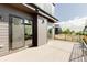 Back deck with composite decking and sliding door access at 16113 W 14Th Ave, Golden, CO 80401