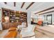 Primary suite with built-in bookcases and sitting area at 7944 Dante Dr, Littleton, CO 80125