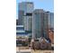 Aerial view showcasing downtown Denver skyline & building location at 2001 Lincoln St # 1024, Denver, CO 80202