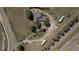Aerial view of a house with large lot and RV parking at 6803 S Liverpool St, Centennial, CO 80016