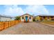 Charming bungalow with teal door and wood fence at 3040 W 66Th Ave, Denver, CO 80221