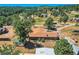 Aerial view of ranch style home and surrounding lot at 801 Panorama Dr, Golden, CO 80401