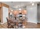 Modern kitchen with granite countertops and stainless steel appliances at 301 Inverness Way # 209, Englewood, CO 80112