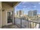 Private balcony with city views and outdoor space at 475 W 12Th Ave # 7G, Denver, CO 80204