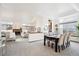 Open dining room with views into the living room and kitchen at 11144 Navajo St, Northglenn, CO 80234