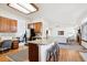 Spacious kitchen with granite countertops, ample cabinetry, and island at 11144 Navajo St, Northglenn, CO 80234