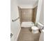 Clean bathroom with tile shower/tub combo at 4635 Sable St, Denver, CO 80239