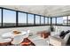 Sun-drenched living room with stunning mountain views at 3131 E Alameda Ave # 1107, Denver, CO 80209