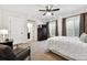 Basement bedroom with a queen bed and carpet at 6261 County Road 41, Fort Lupton, CO 80621