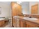 Double vanity bathroom with a soaking tub at 1570 S County Road 129, Bennett, CO 80102