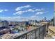 Stunning city skyline and mountain views from private balcony at 925 N Lincoln St # 14C, Denver, CO 80203