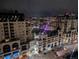 Night view of the building and surrounding city lights at 925 N Lincoln St # 14C, Denver, CO 80203