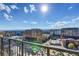 Stunning panoramic city views from the balcony at 925 N Lincoln St # 14C, Denver, CO 80203