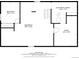 Basement floor plan, includes a bedroom, room and electrical room at 1340 Daphne St, Broomfield, CO 80020