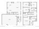 Two-story home floor plan, featuring multiple bedrooms, bathrooms, and a spacious living area at 109 Racer St, Bennett, CO 80102